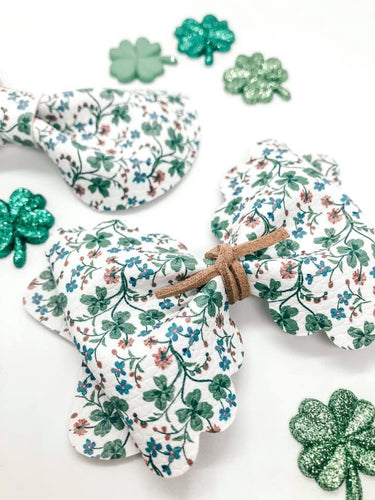 Clovers and Florals Buttercup Bow