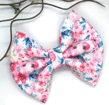 Load image into Gallery viewer, Pink Floral Liverpool Bow