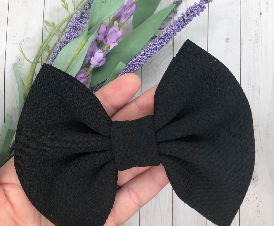 Black Liverpool Bow