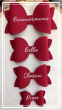 Load image into Gallery viewer, Old Saint Nick Glitter Bella Bow