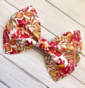 Fall Leaves Pinch Bow