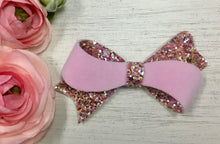 Load image into Gallery viewer, Pink Velvet Infinity Bow