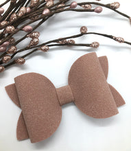 Load image into Gallery viewer, Nude Suede Bella Bow